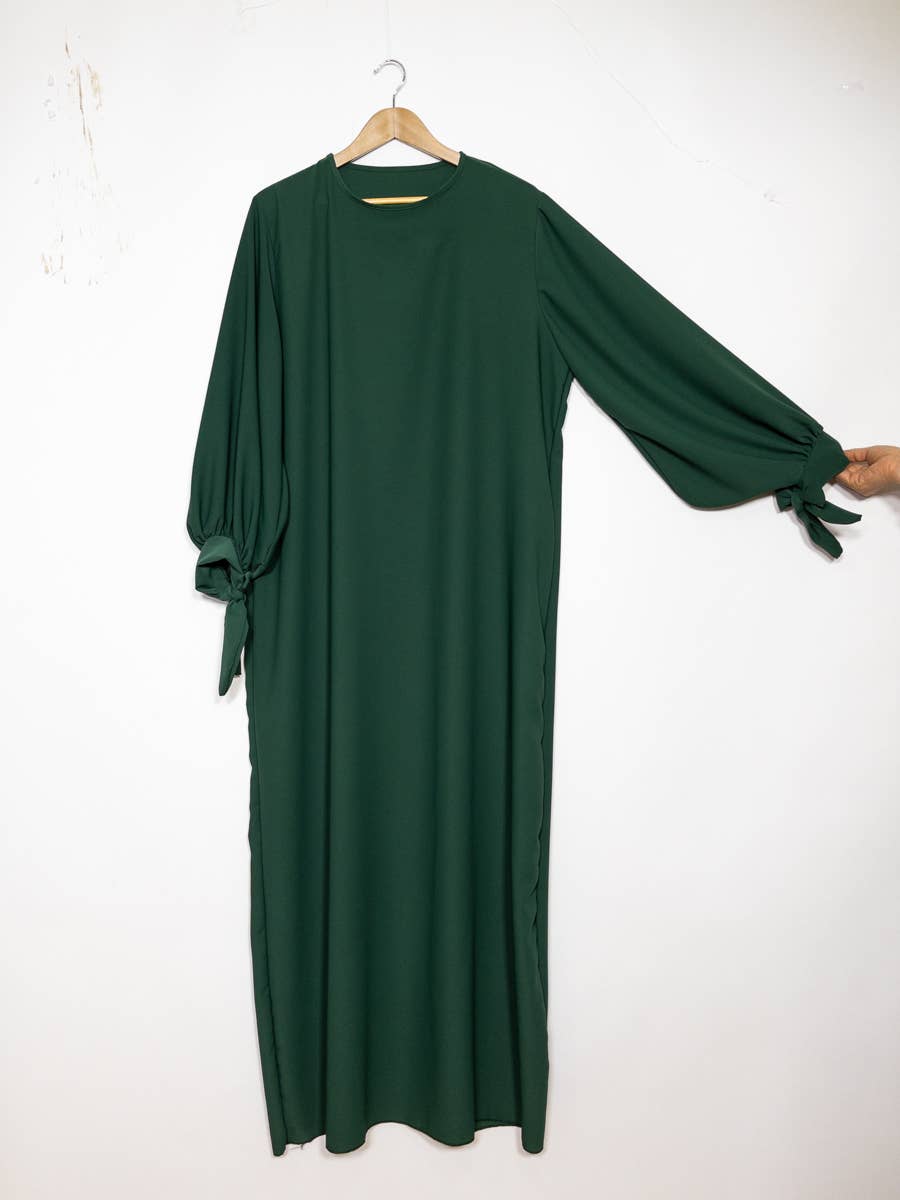 Abaya Donkergroen Medina abaya