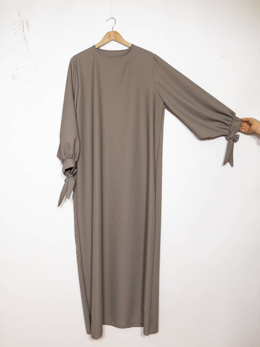 Abaya Lichtbruin Medina abaya