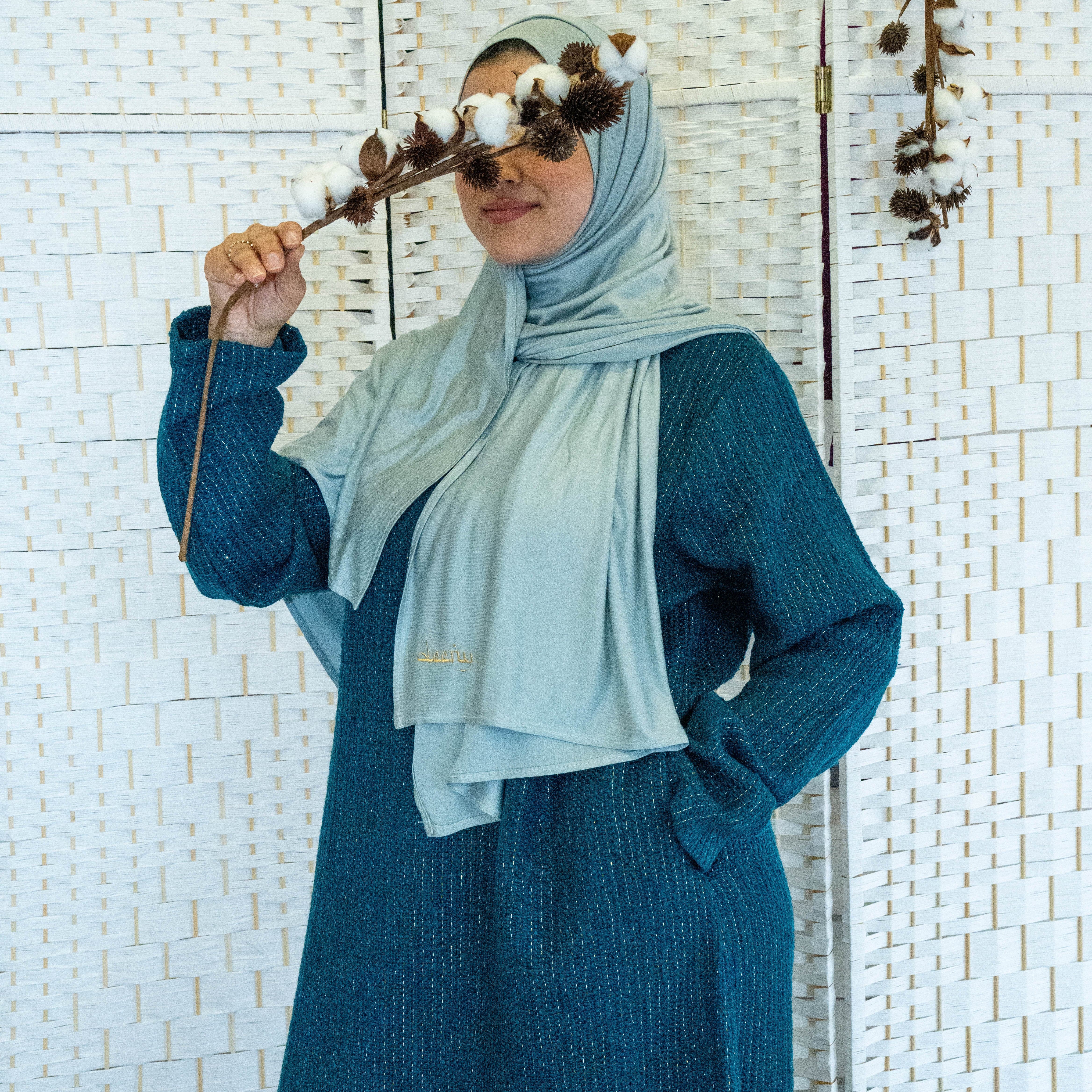 S / met zakken Deeny Winter Abaya