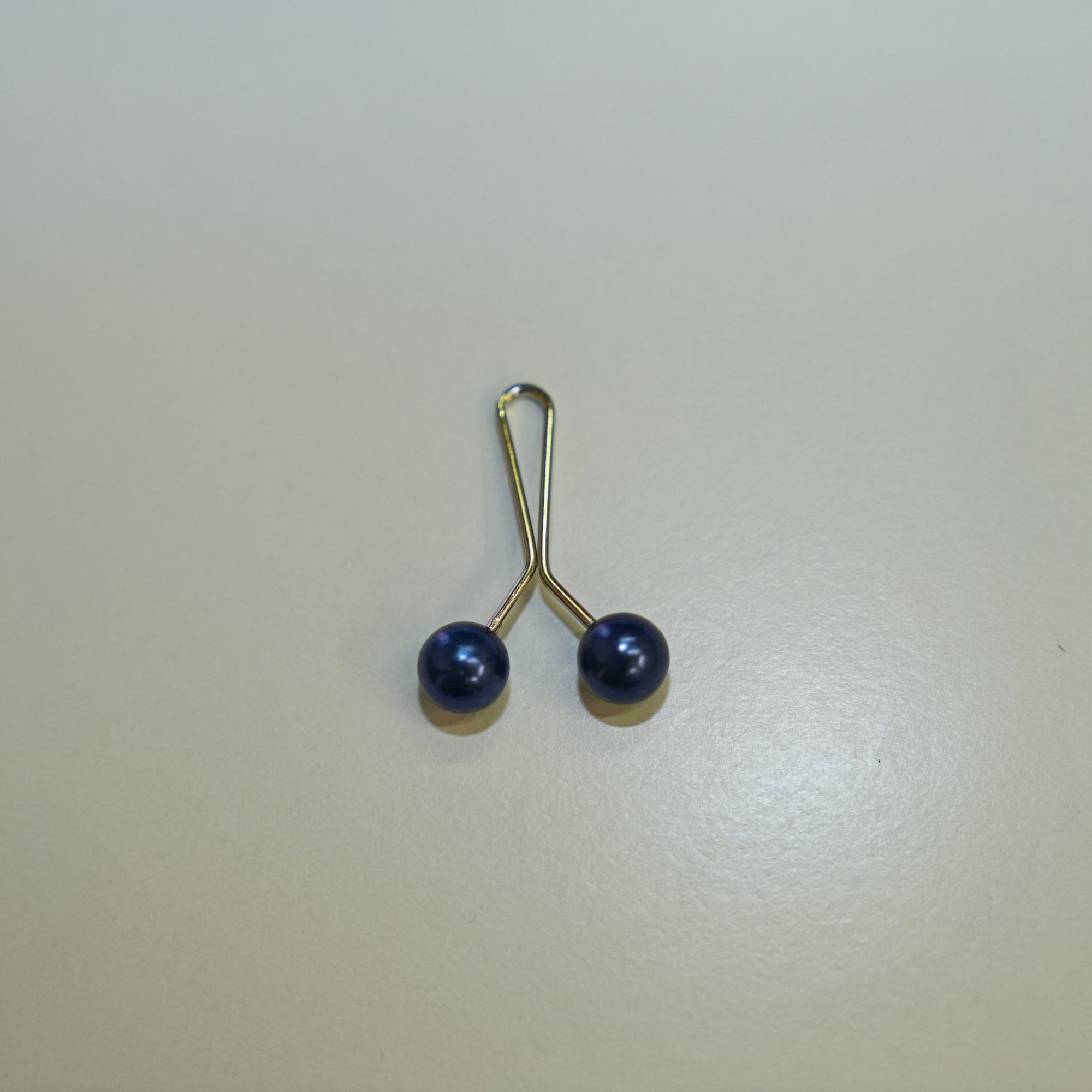 Blauw Hijab clip parel