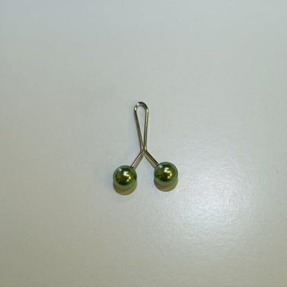 Groen Hijab clip parel
