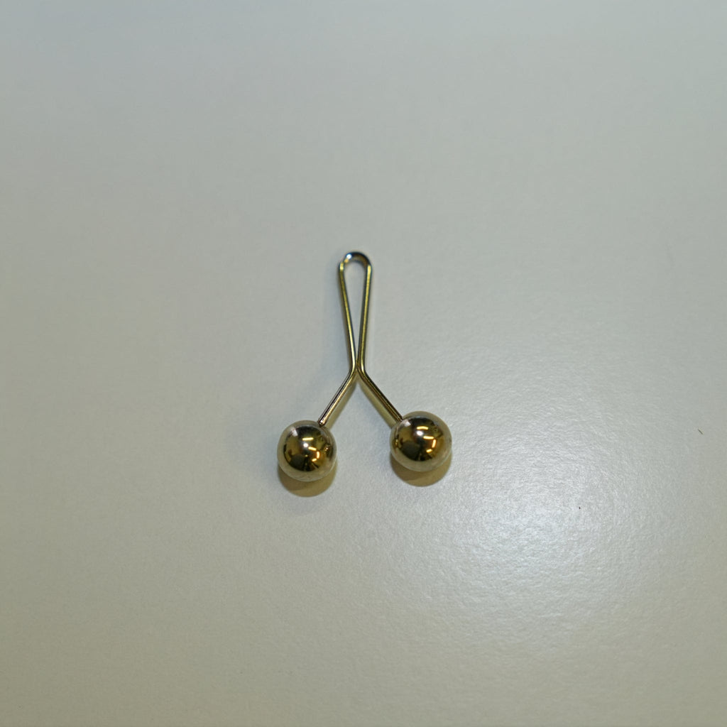 Zilver Hijab clip parel